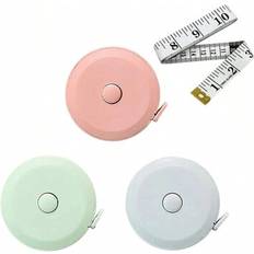Shein 3 Packs Retractable Measuring Ruler Measurement Tape