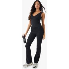 Women Leggings on sale DSGN Studio Ultra Sculpt Sports Ruched Waist Flared Legging Black
