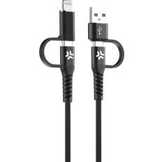 Celly 4-in-1 USB-C Lightning Cable 2m