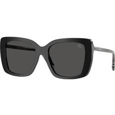 Burberry BE4456 Solglasögon Acetat Svart Grå