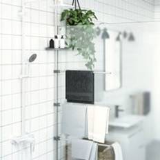 Aluminum Towel Rails Berkfield Home Towel Rail 47x280 cm Aluminium Silver