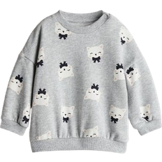 Sweatshirts H&M Baby Sweatshirt mit Print Grau 9-12M