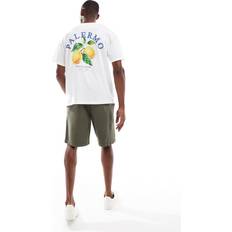 Jack & Jones Oversized T-Shirt Palermo Back Print White
