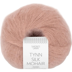 Mohair Garn Sandnes Garn Tynn Silk Mohair Pudder Rosa 212m