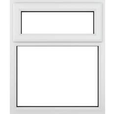 Top Hung Windows Crystal Crystal uPVC Double Glazed 111.5 x 119 x 7 cm Top Hung Window