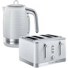 Russell Hobbs Kettles Russell Hobbs 4 Slice Toaster Kettle Set Inspire White
