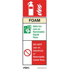 Fire Extinguishers Worksafe SS30V10 Foam Fire Extinguisher Sign