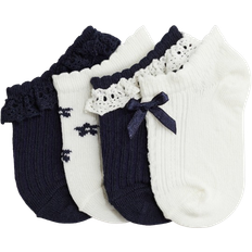 H&M Shaftless Socks 4-pack - Blue