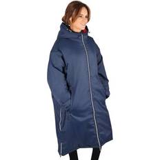 Red - Unisex Rain Clothes Hy Equestrian H2cOat Waterproof Jacket - Red/Dark Blue