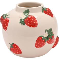 Celebrations Cottage Garden Hand Painted Large Strawberry Vase