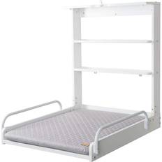Roba Wall-Mounted Changing Shelf with Changing Pad White/Grey