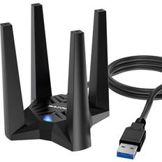 Network Cards & Bluetooth Adapters Wavlink AX1800 USB WiFi Dongle Dual Band