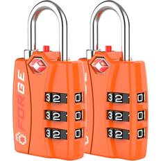 Security Forge TSA Luggage Combination Lock 2PK