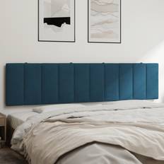Têtes de lit vidaXL Coussin de Bleu 200 cm Velours Tête de lit