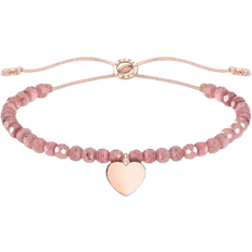 Thomas Sabo Heart Bracelet - Rose Gold/Beige/Pearls