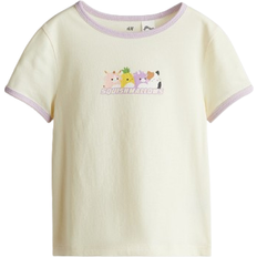 H&M Girls Printed Top - Yellow