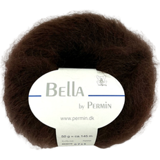 Permin Garn Permin Bella Mohair Brown 145m