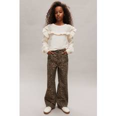 H&M Frill-Trim Jumper Girls - White