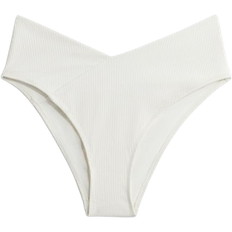 H&M High Rise Cheeky Bikini Bottoms - White