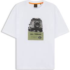 Relaxed Fit Cotton Jersey T-shirt - Vit