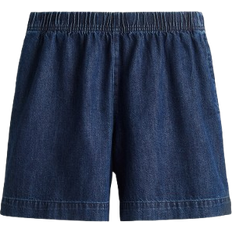 H&M Denim Pull On Shorts - Dark Denim Blue