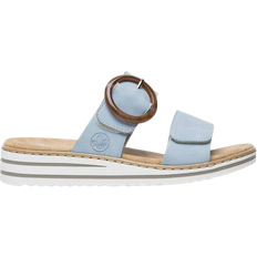 Rieker Femme Sandales Rieker Sandales Classiques Dollaro - Bleu Clair