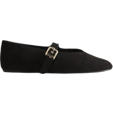 Polyester Low Shoes H&M Mary Jane Ballet Pumps - Black
