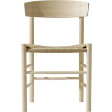 J39 mogensen Fredericia Furniture J39 Mogensen Soap-treated Beech/Natural Wicker Köksstol 77cm