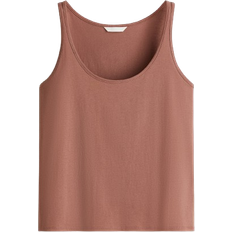 H&M Cotton Vest Top - Dusty Brown