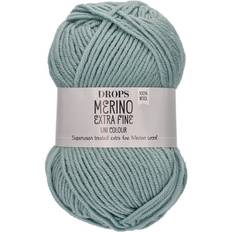 Garn & Håndarbejdsudstyr Drops Design Merino Extra Fine Uni Colour Light Sea Green 105m