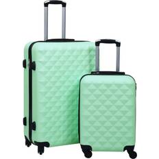 vidaXL Hardcase Trolley Set of 2 - Mint