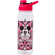 Silver Buffalo Disney 100 Mickey Mouse Hydration Tracker Water Bottle