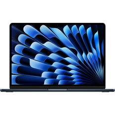 Blå Bærbar Apple Macbook Air,13.6-Inch, M3 Chip, 8-Core CPU, 10-Core GPU, 24 GB Unified Memory, 1TB SSD Storage Midnight