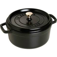 Staub La Cocotte Matte Black with lid 3.8 L 24 cm