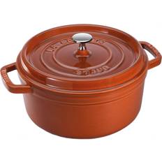 Staub cocotte 24 Staub La Cocotte Cinnamon med lock 3.8 L 24 cm