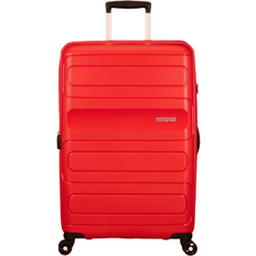 Röda Resväskor American Tourister Sunside Spinner 77cm - Sunset Red
