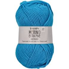 Drops Design Merino Extra Fine Uni Colour Turquoise 105m