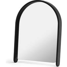 Oak Table Mirrors Cooee Design Woody Black Table Mirror 32x41cm