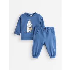 Lindex Børnetøj Lindex Set Sweatshirt Moomin - Blue