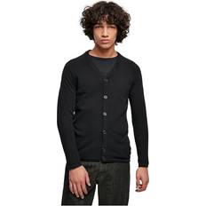 Urban Classics Herr Koftor Urban Classics Herr Ljus Raglan Cardigan Sweater - Svart