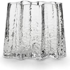 Cooee Design Gry Wide Clear Vase 19cm