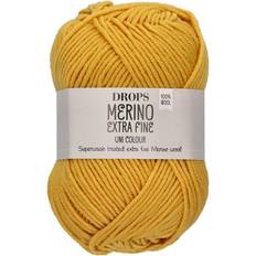 Drops Design Merino Extra Fine Uni Colour Mustard 105m