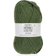 Drops Design Merino Extra Fine Uni Colour Leaf Green 105m