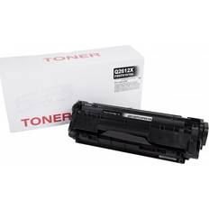 HP Lasertoner Q2612A FX10 CRG703 - Sort
