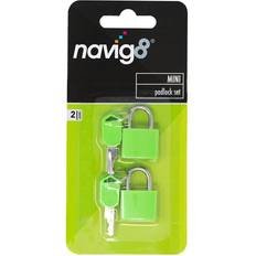 Security Universal Textiles Navig8 Mini Padlock Set 2pk