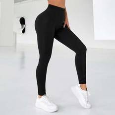 Shein Weiche Leggings High Waist Bauchkontrolle - Nicht Durchsichtig