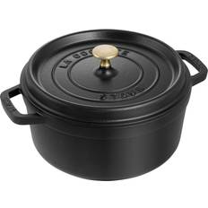 Staub La Cocotte Matte Black with lid 3.8 L 24 cm