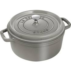 Staub La Cocotte Graphite Grey med lock 3.8 L 24 cm