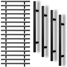 20 Pack Black Kitchen Cupboard Handles 160mm