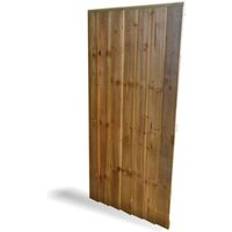 Brown Gates Churnet Valley Featheredge Garden Gate Timber L3 x W90 x H180 cm